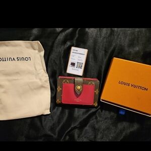 LOUIS VUITTON  Monogram Portefeuille Juliette M69433 Bifold Canvas Leather